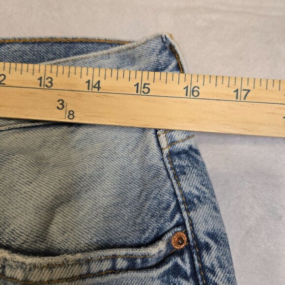 Zara The Truth Slim Distressed Light Wash Denim Jeans Size‎ 8 - Picture 7 of 8